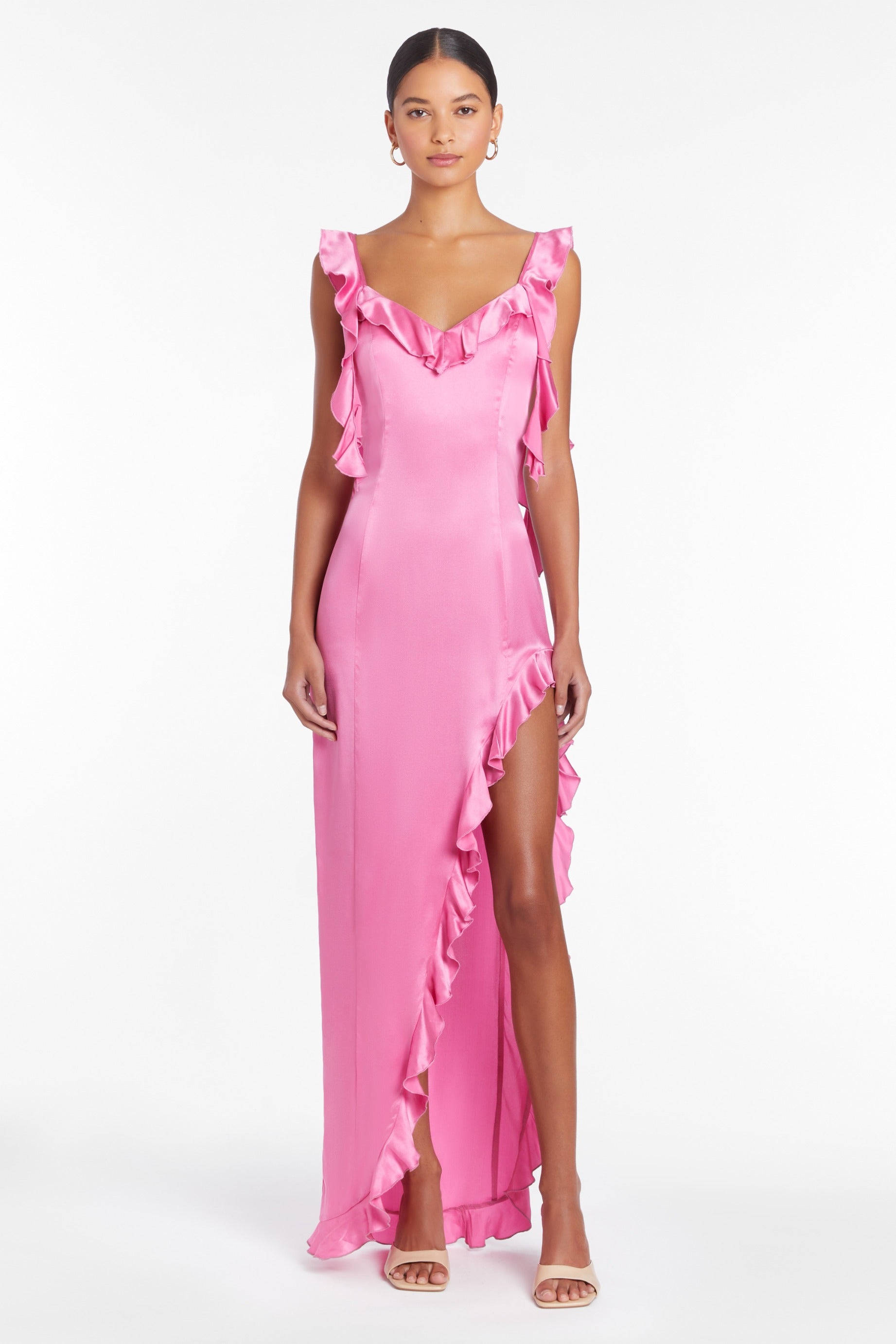 Gucci Pink Silk Gown - Janet Mandell